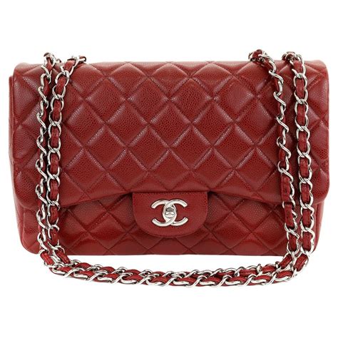 dark red chanel bag|authentic red chanel bags.